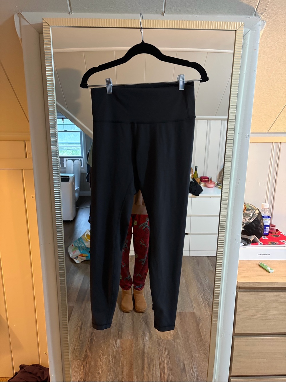Lululemon Black Leggings with Pull String Waist